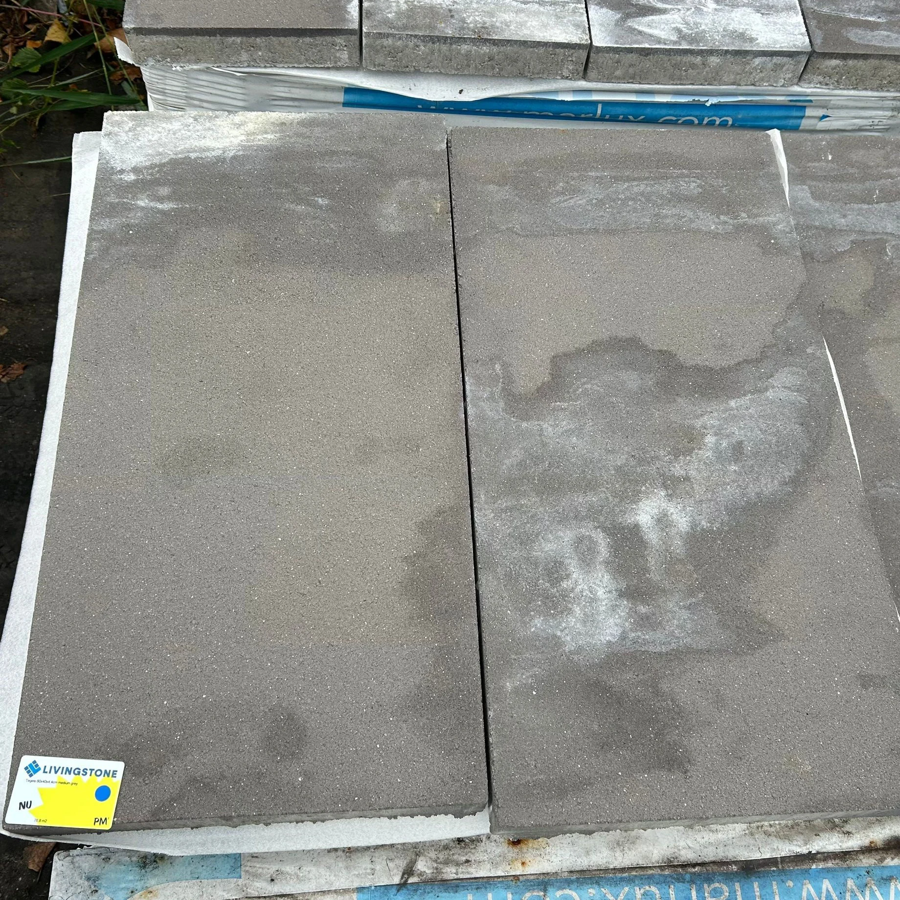 Tegels - 80x40x4 - medium grey -B keus - pm2